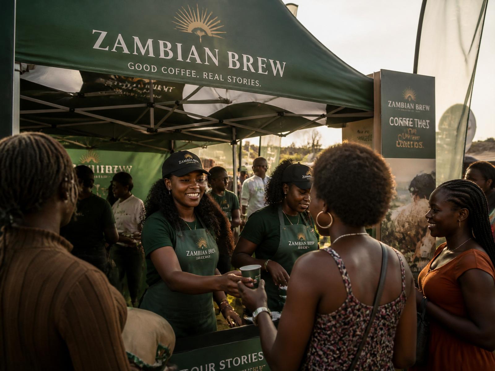 Core Media brand activation in Lusaka